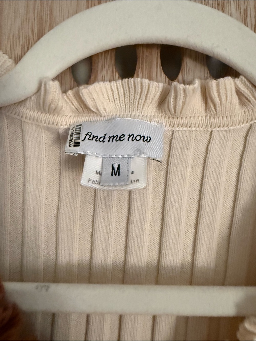 Find Me Now Colorblock Ribbed Ruffle Tank Top Size Medium - Picture 4 of 9